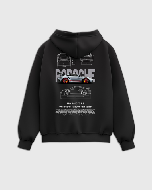 Porsche 911 Graphic HOODIE(black)